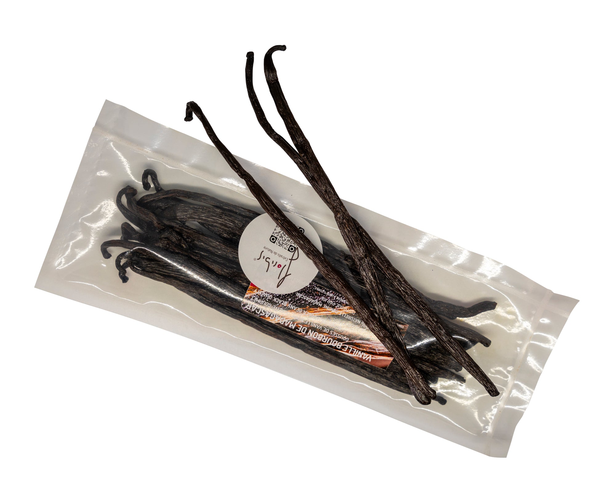 Vanille Bourbon Madagascar 16 cm sachet 2 ou 5 gousses