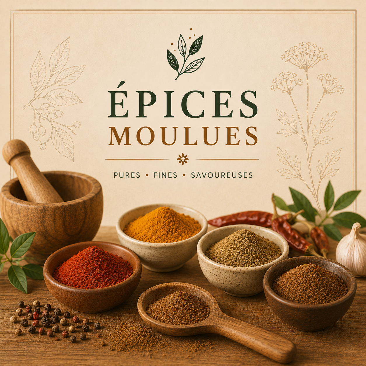 Epices moulues