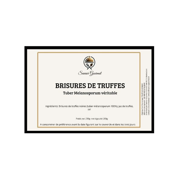 Brisure de Truffe Noire du Périgord - boîte 1/2