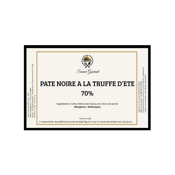 Pâte de truffe d'été Tuber Aestivum Aromatisée - boîte 1/2