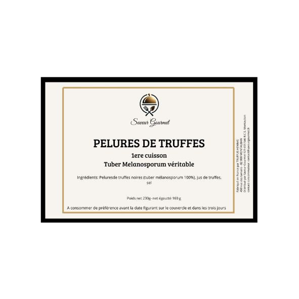 Pelures de truffes Tuber Melanosporum - boîte 1/2