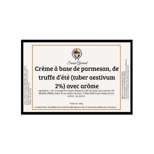 Crème de Parmesan à la Truffe d'été Aromatisée - boîte 4/4