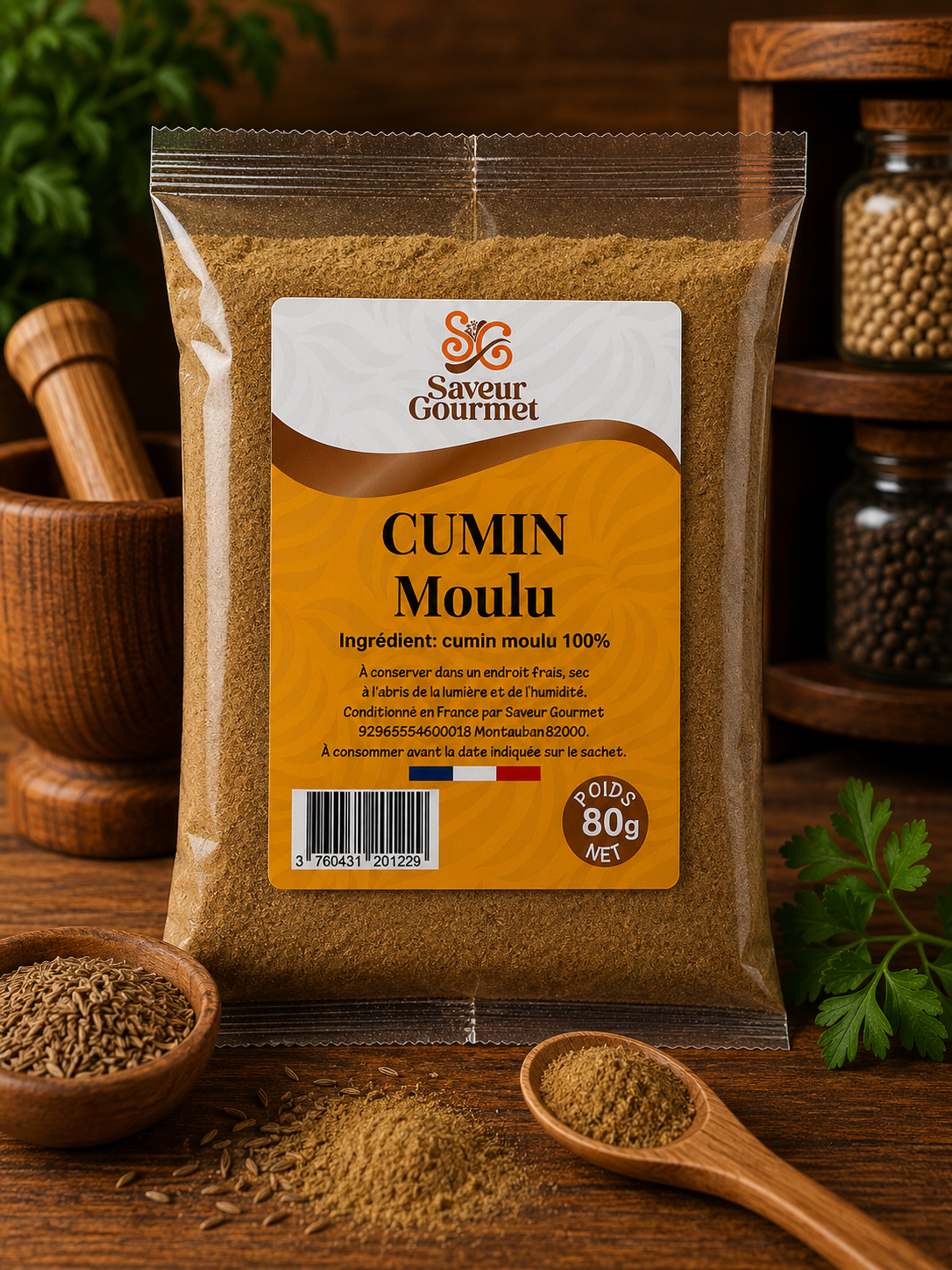 Cumin moulu