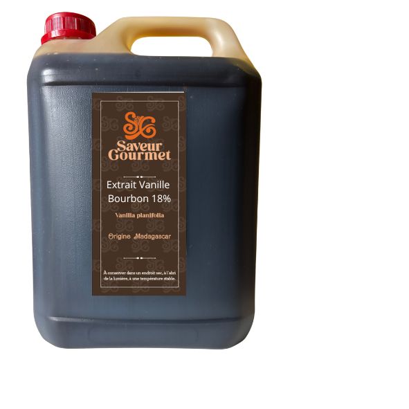 Extrait de vanille Bourbon Madagascar 18%