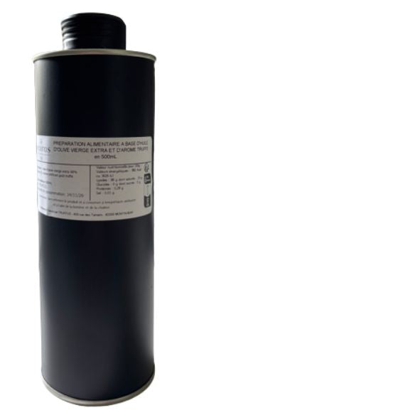 Huile d'olive aromatisée à la Truffe Noire du Périgord - bidon 500ml