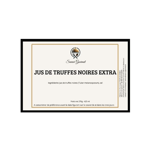 Jus de Truffe Noire du Périgord extra 100% Tuber Melanosporum 400g