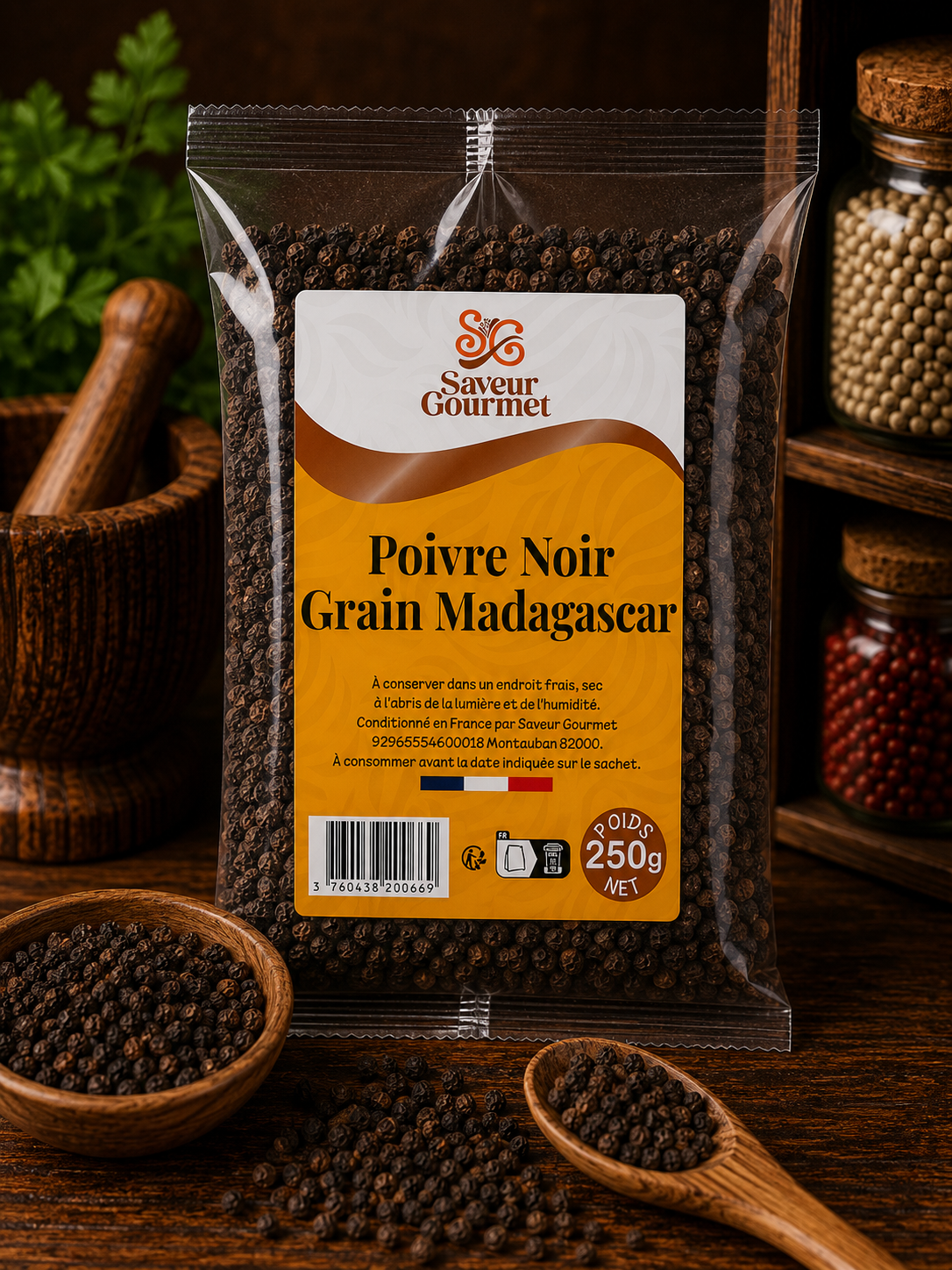 Poivre Noir Grain Madagascar