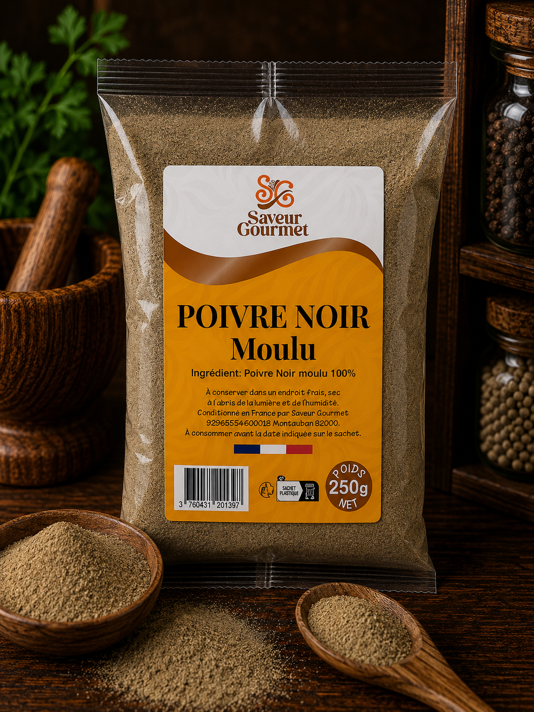 Poivre Noir Moulu (Vietnam)