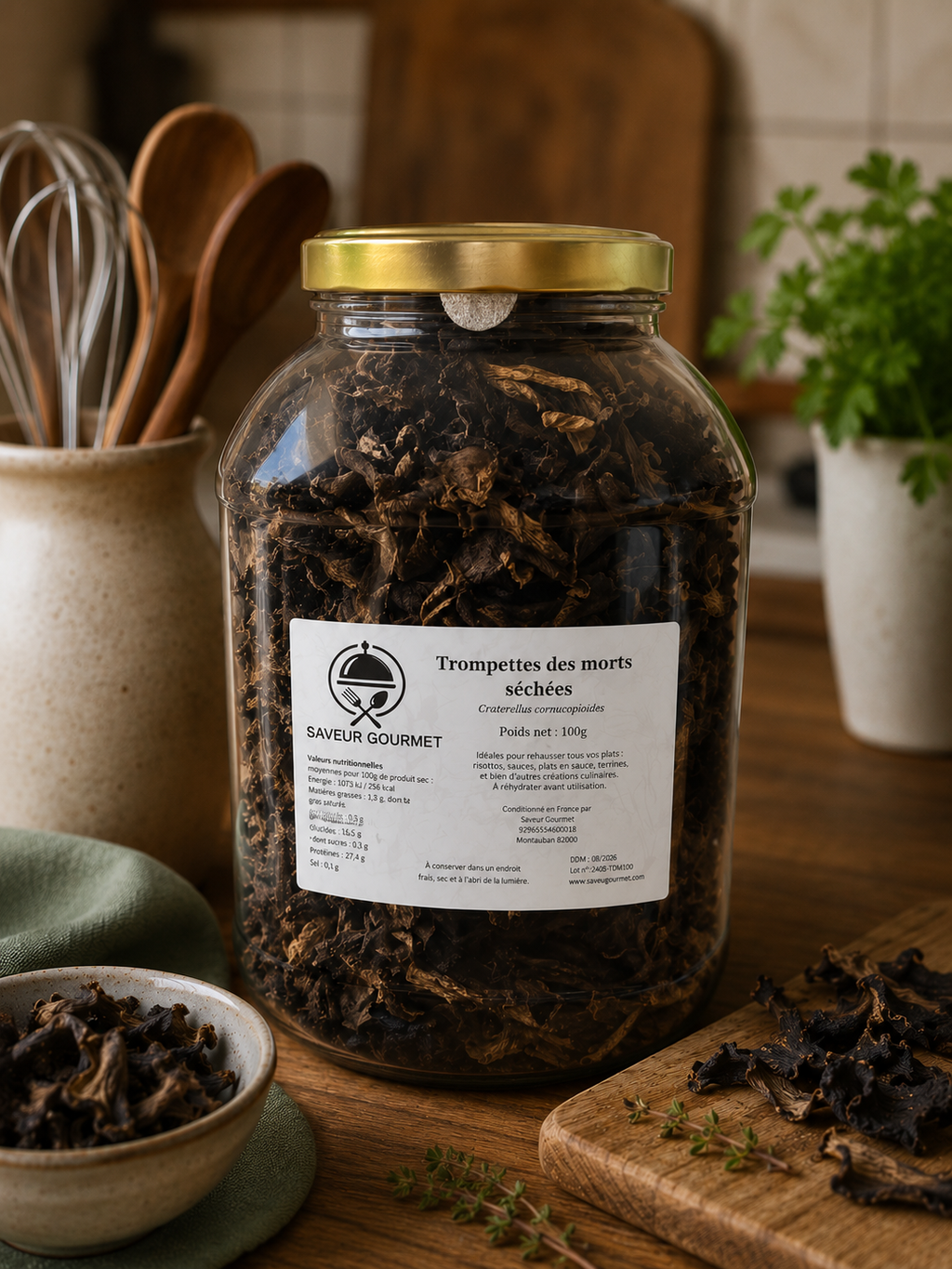 Trompette de la mort Tubo 400g